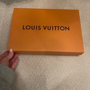 Multiple Louis Vuitton authentic dust bags, boxes and bags. Multiple sizes